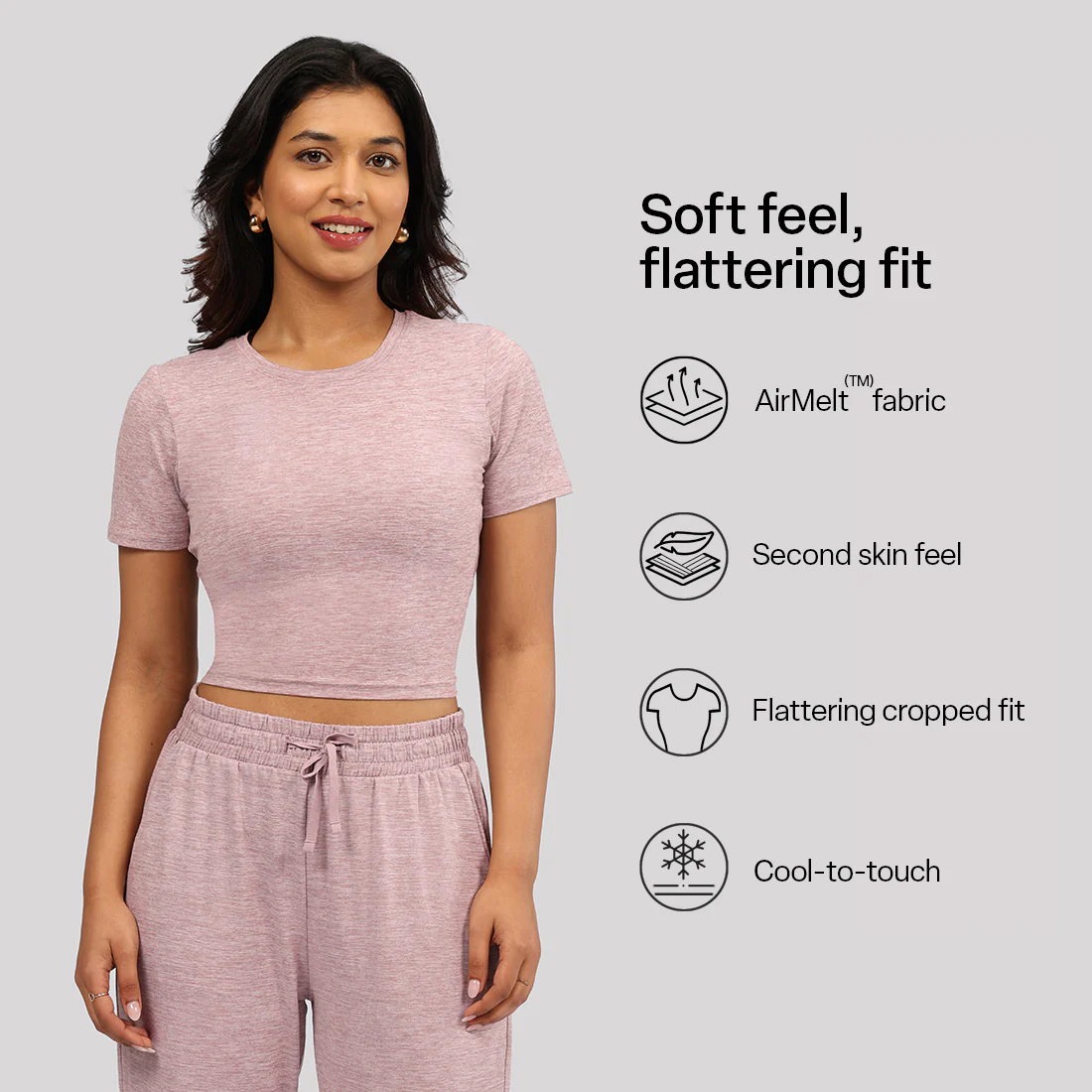 AirMelt™ Crop Tee - Image 23