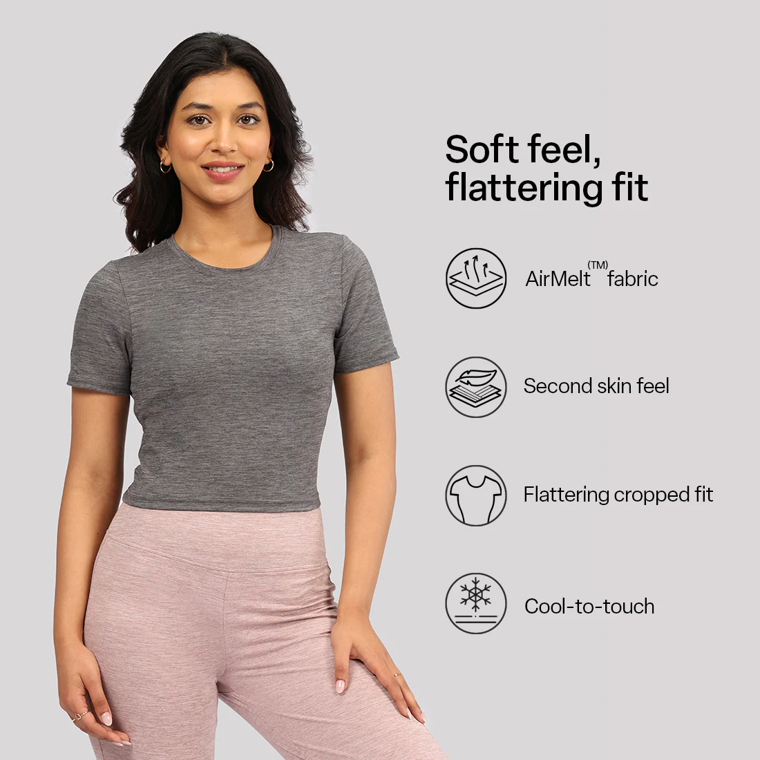 AirMelt™ Crop Tee - Image 6