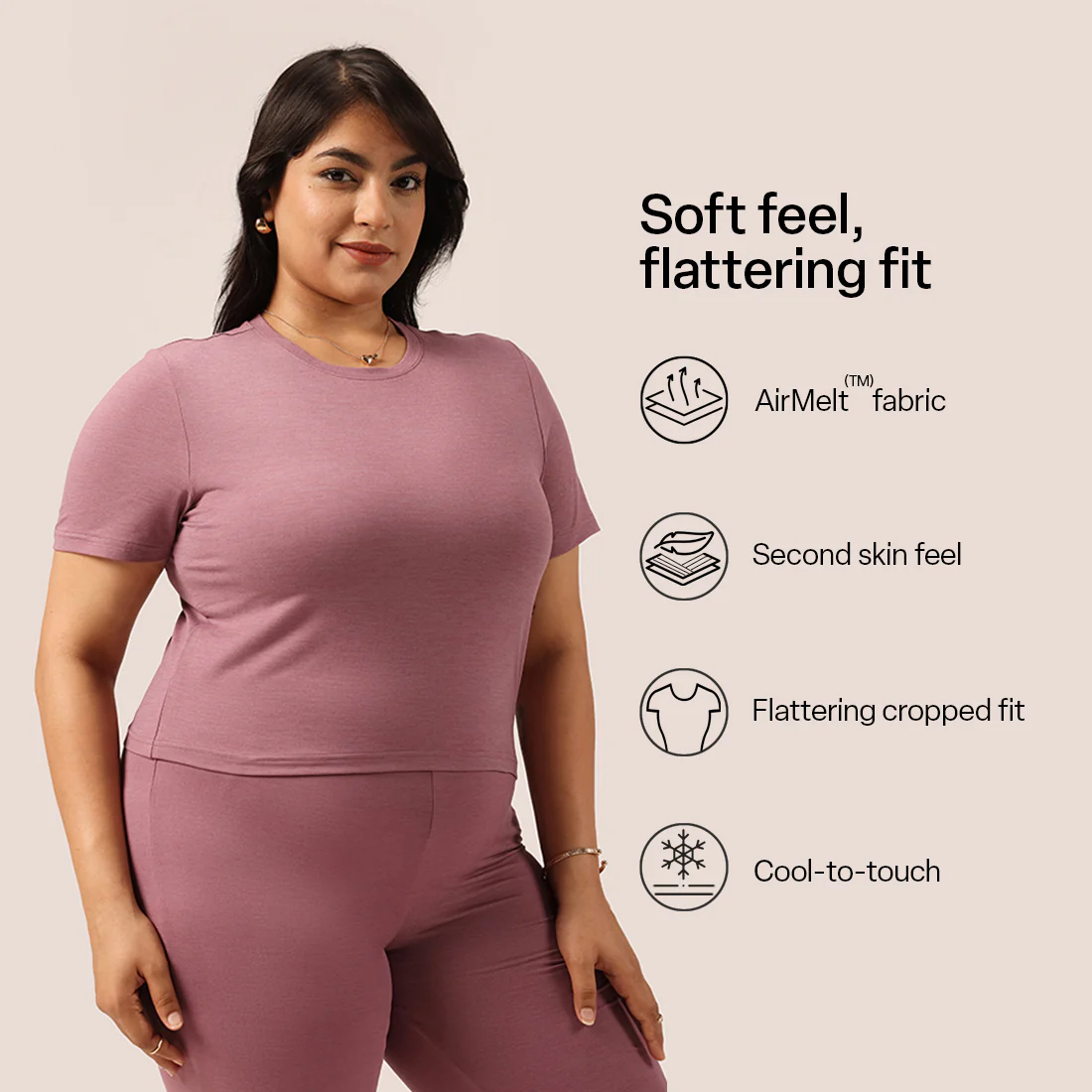AirMelt™ Crop Tee - Image 77