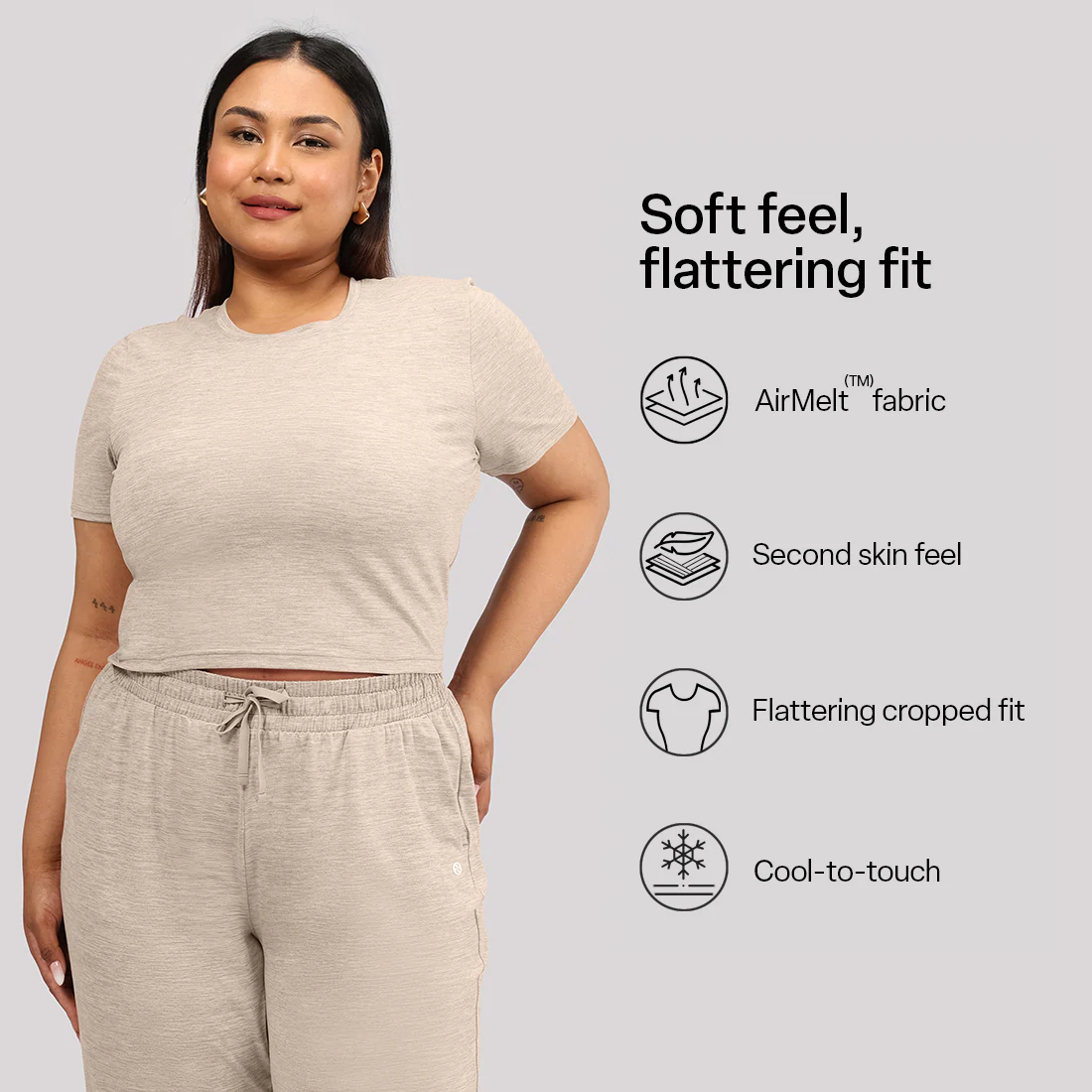 AirMelt™ Crop Tee - Image 91
