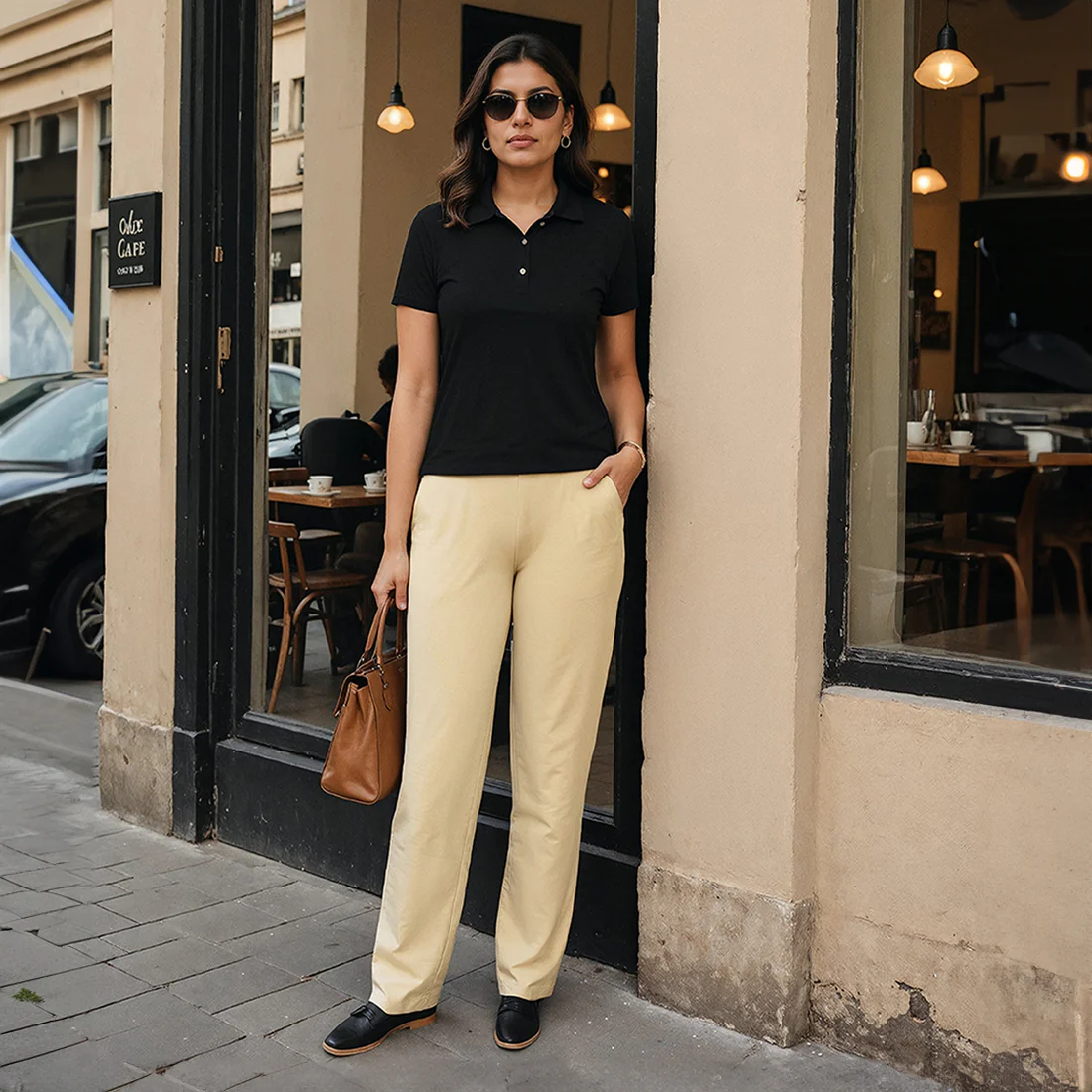 AM:PM Cotton Straight Pants - Image 129