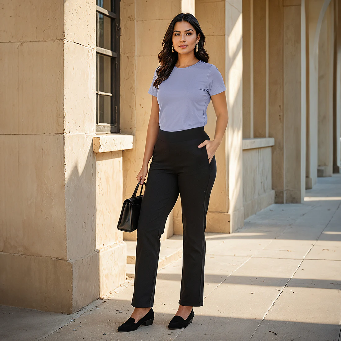 AM:PM Cotton Straight Pants - Image 167
