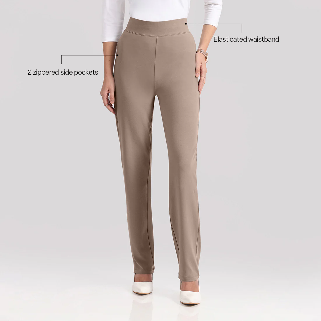 AM:PM Cotton Straight Pants - Image 169