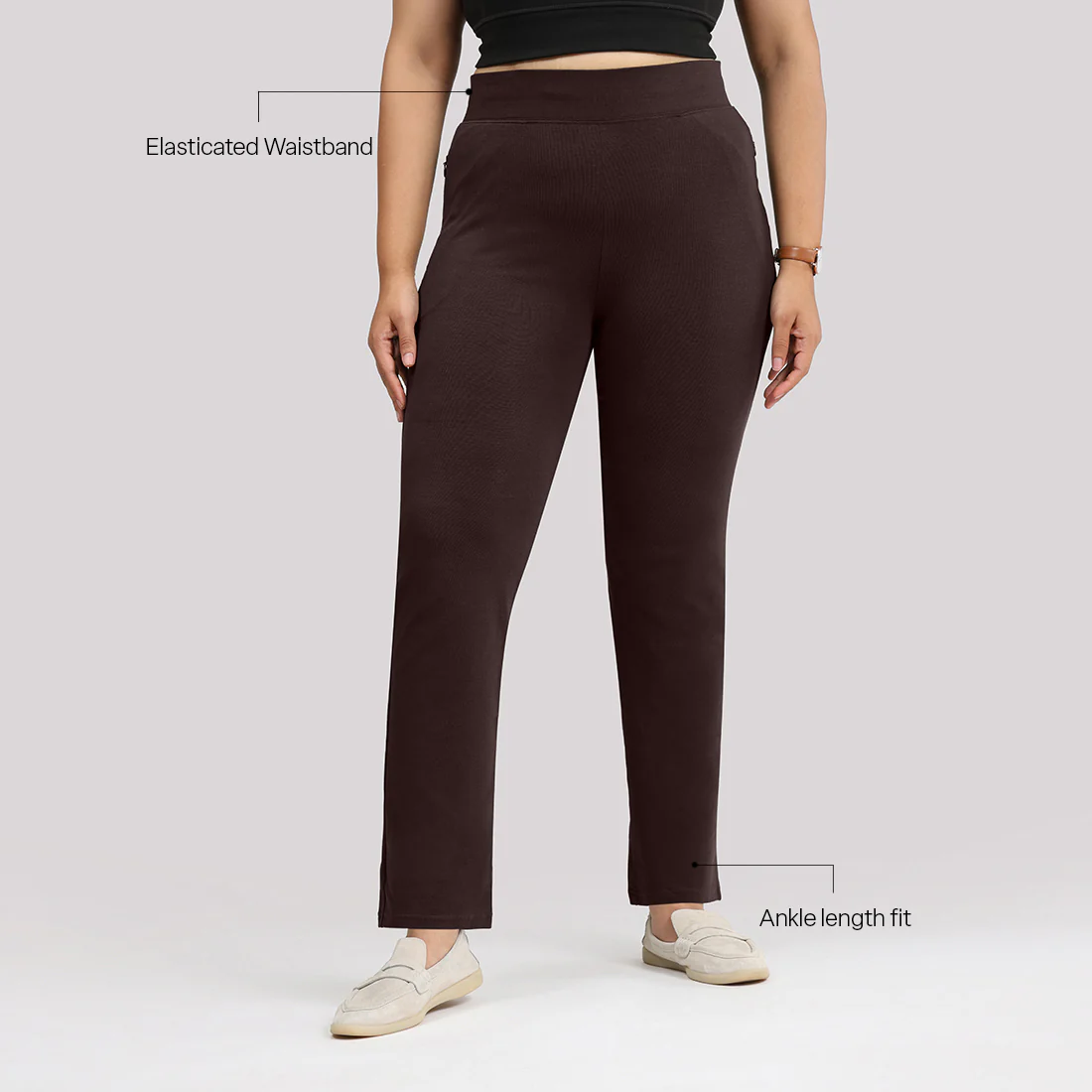 AM:PM Cotton Straight Pants - Image 216