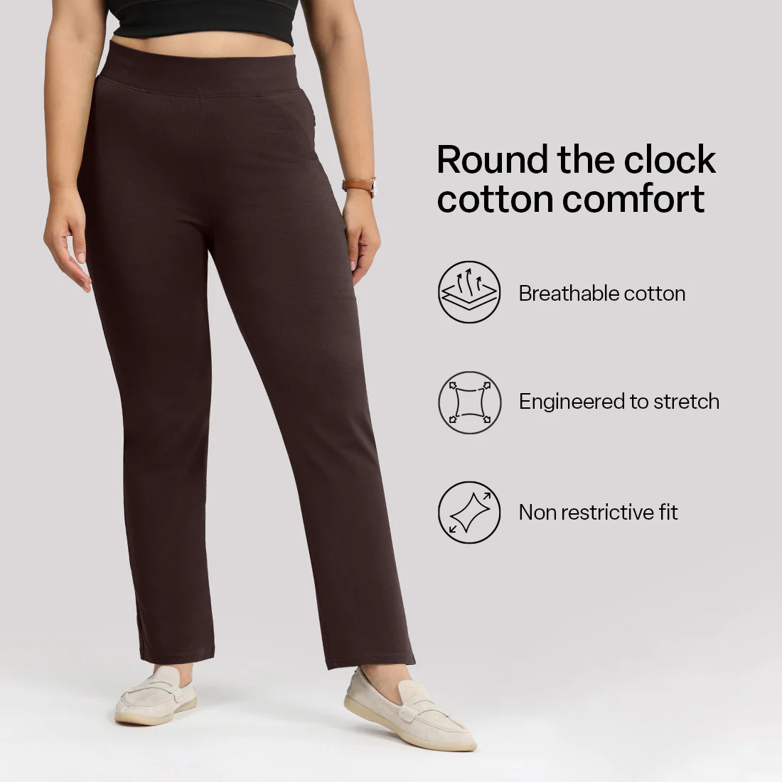 AM:PM Cotton Straight Pants - Image 219