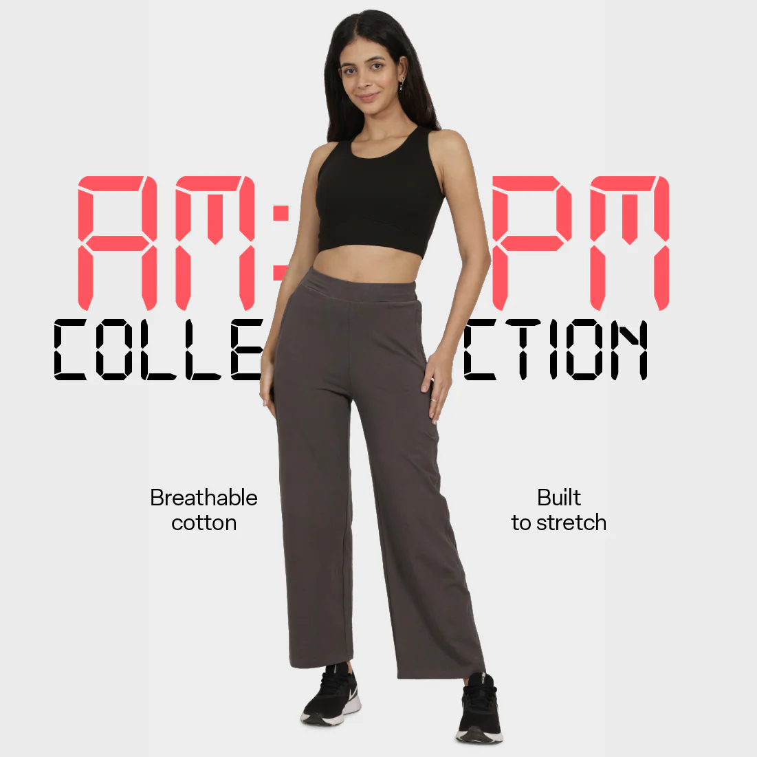 AM:PM Cotton Wide Legged Pants - Image 105