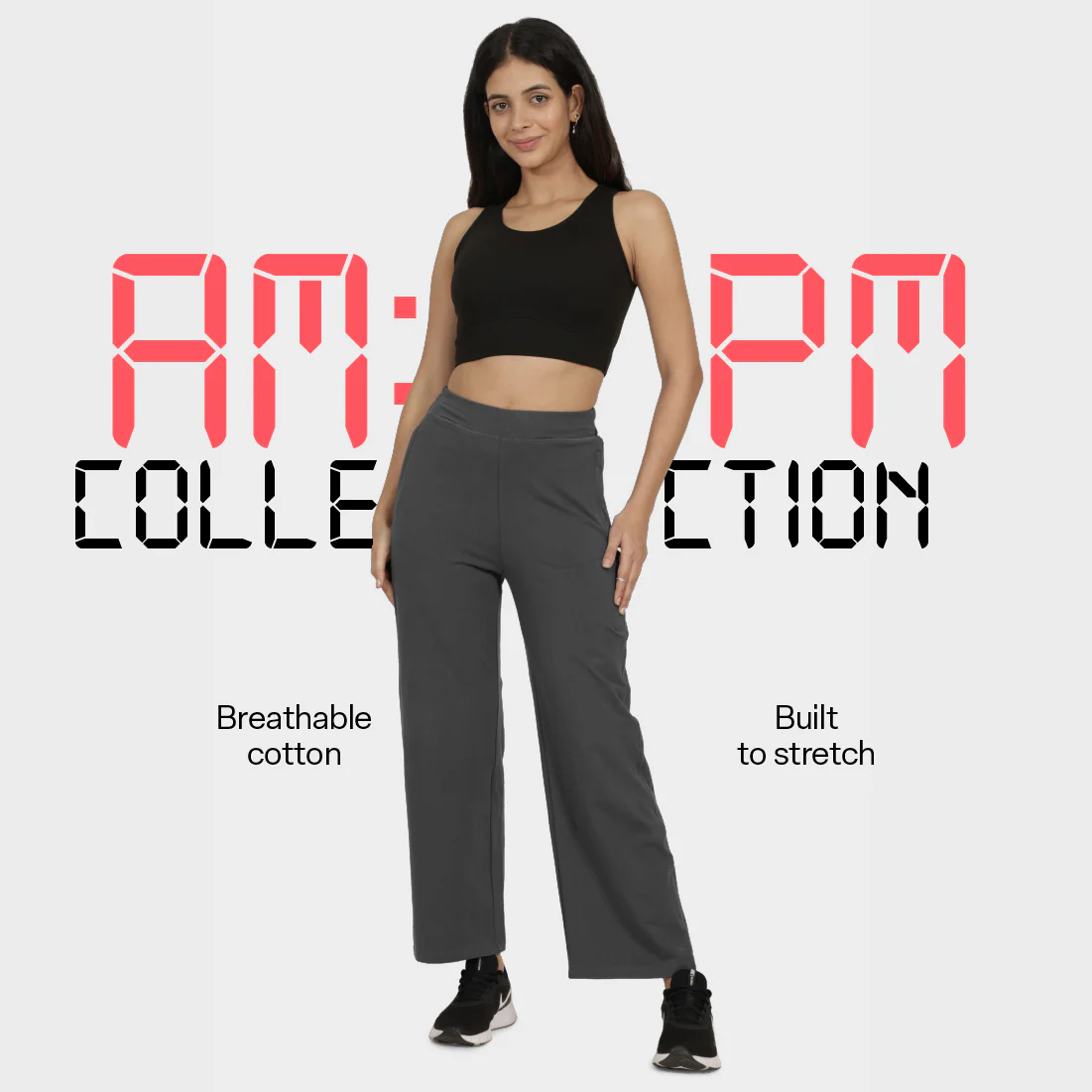 AM:PM Cotton Wide Legged Pants - Image 106