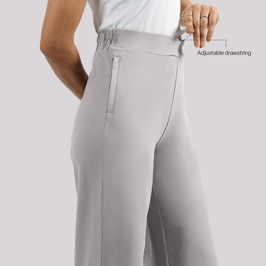 AM:PM Cotton Wide Legged Pants - Image 186
