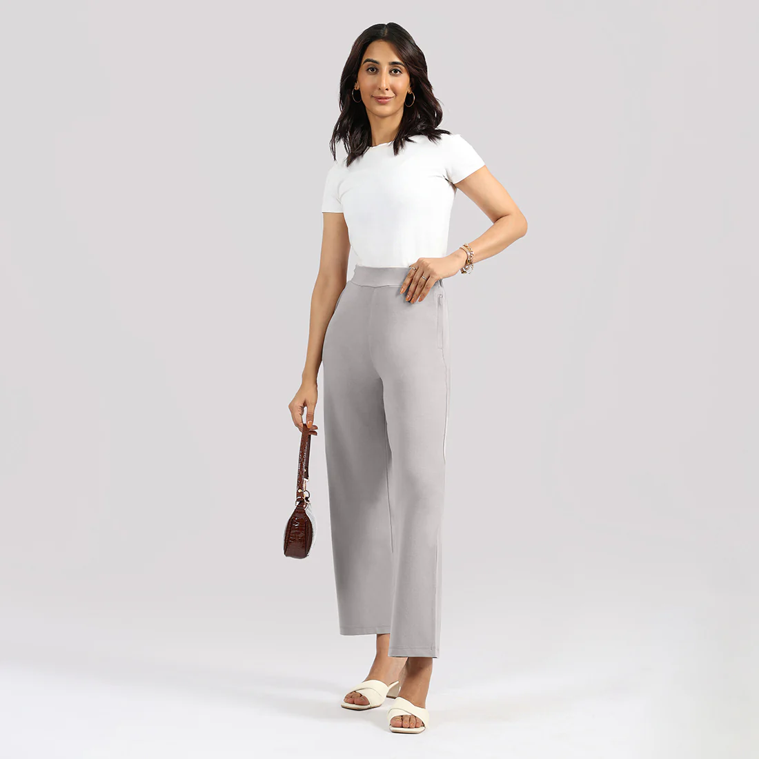 AM:PM Cotton Wide Legged Pants - Image 187