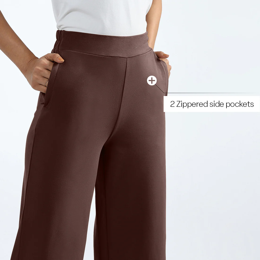 AM:PM Cotton Wide Legged Pants - Image 202