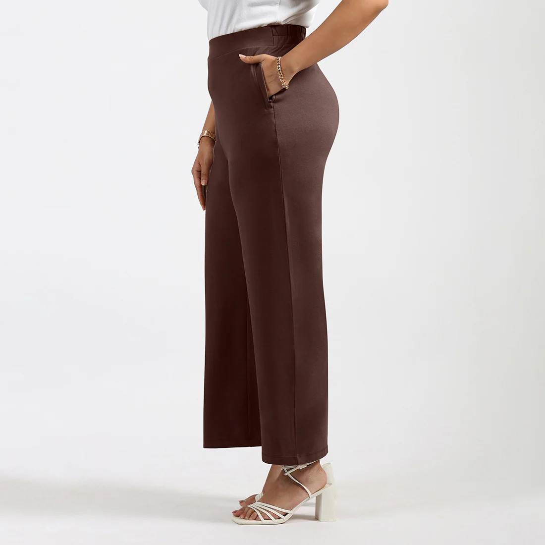 AM:PM Cotton Wide Legged Pants - Image 206