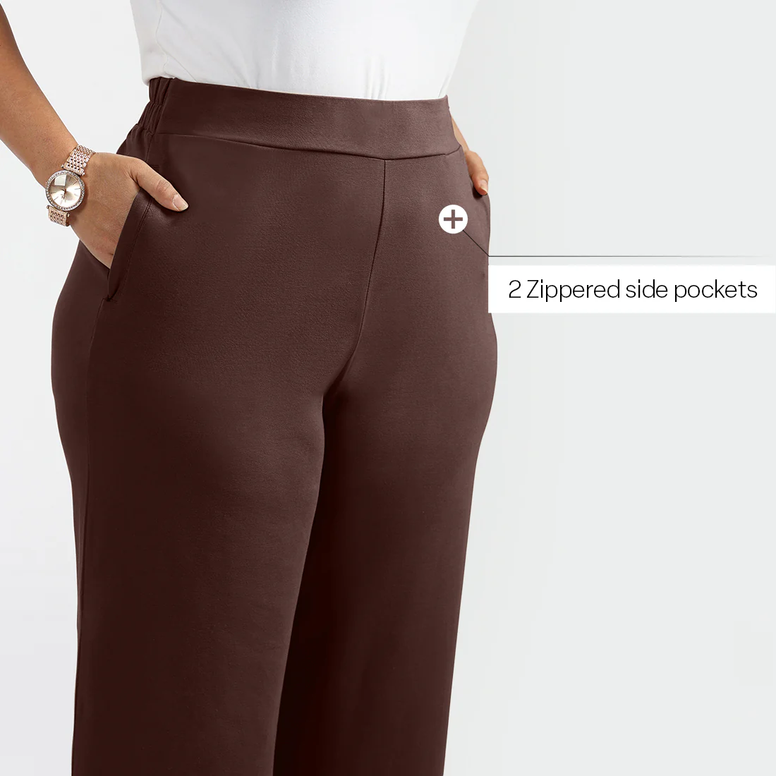 AM:PM Cotton Wide Legged Pants - Image 210
