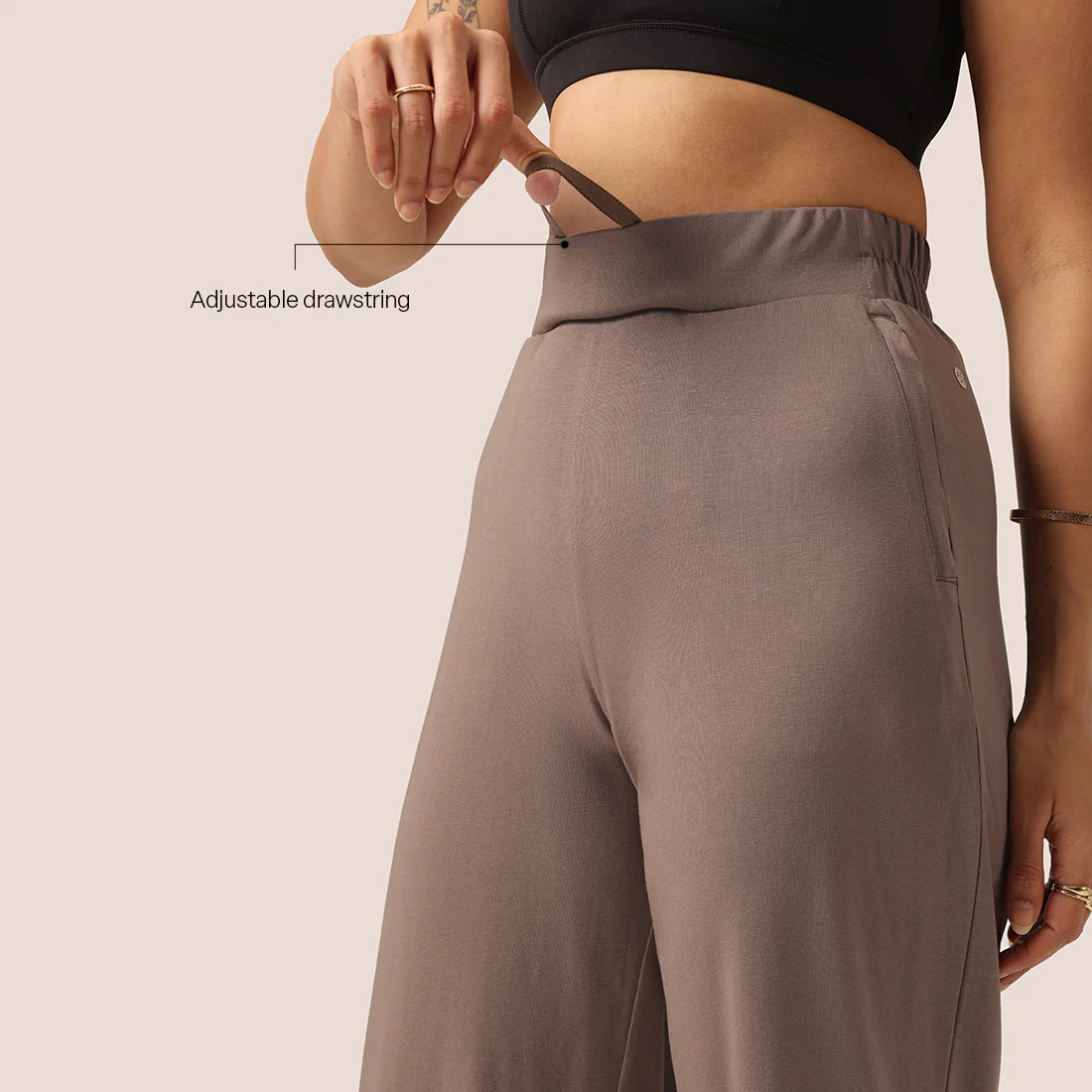 AM:PM Cotton Wide Legged Pants - Image 233