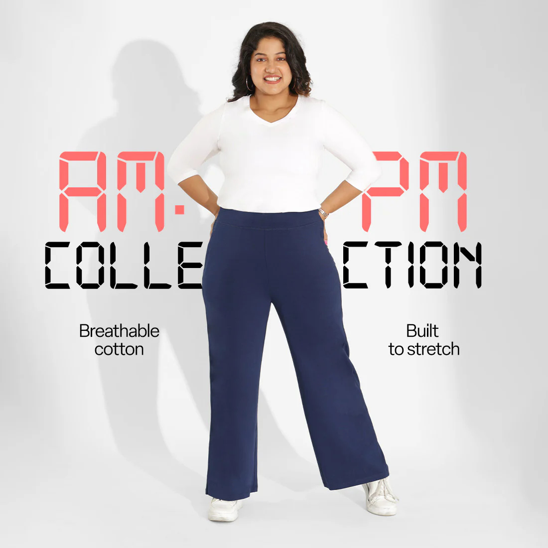 AM:PM Cotton Wide Legged Pants - Image 43