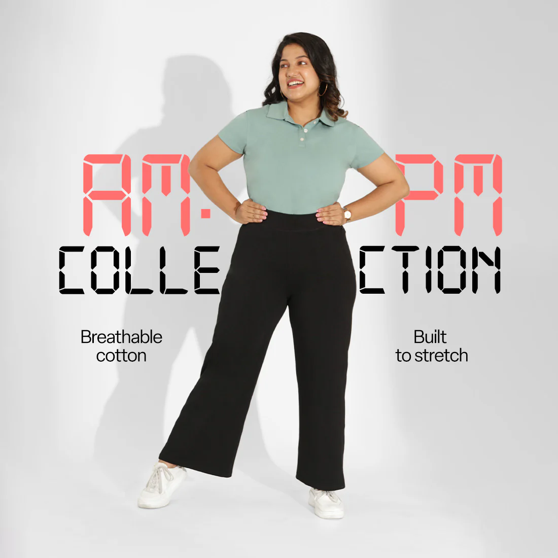 AM:PM Cotton Wide Legged Pants - Image 52