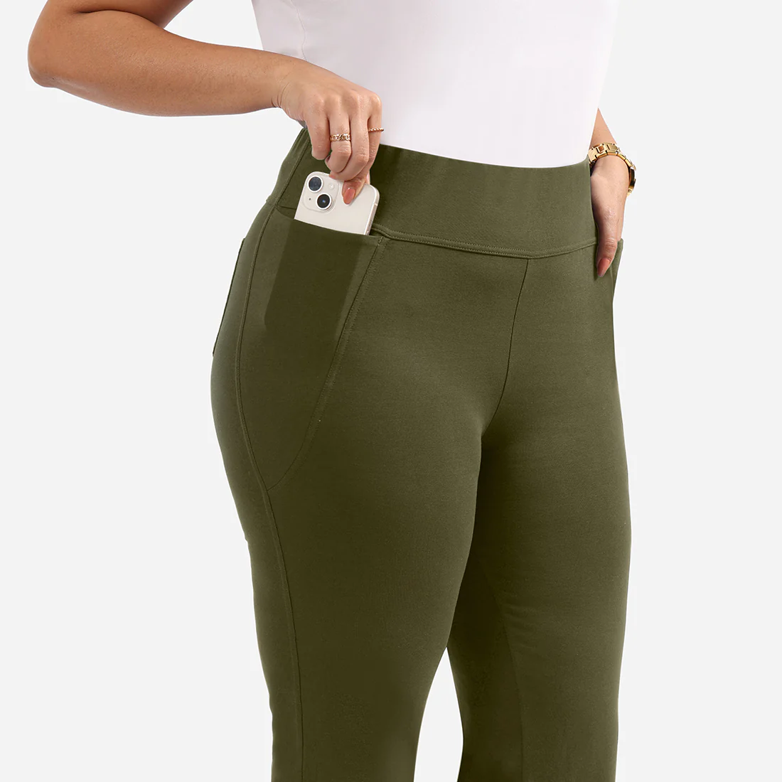 AM:PM Cotton Flare Pants - Image 105