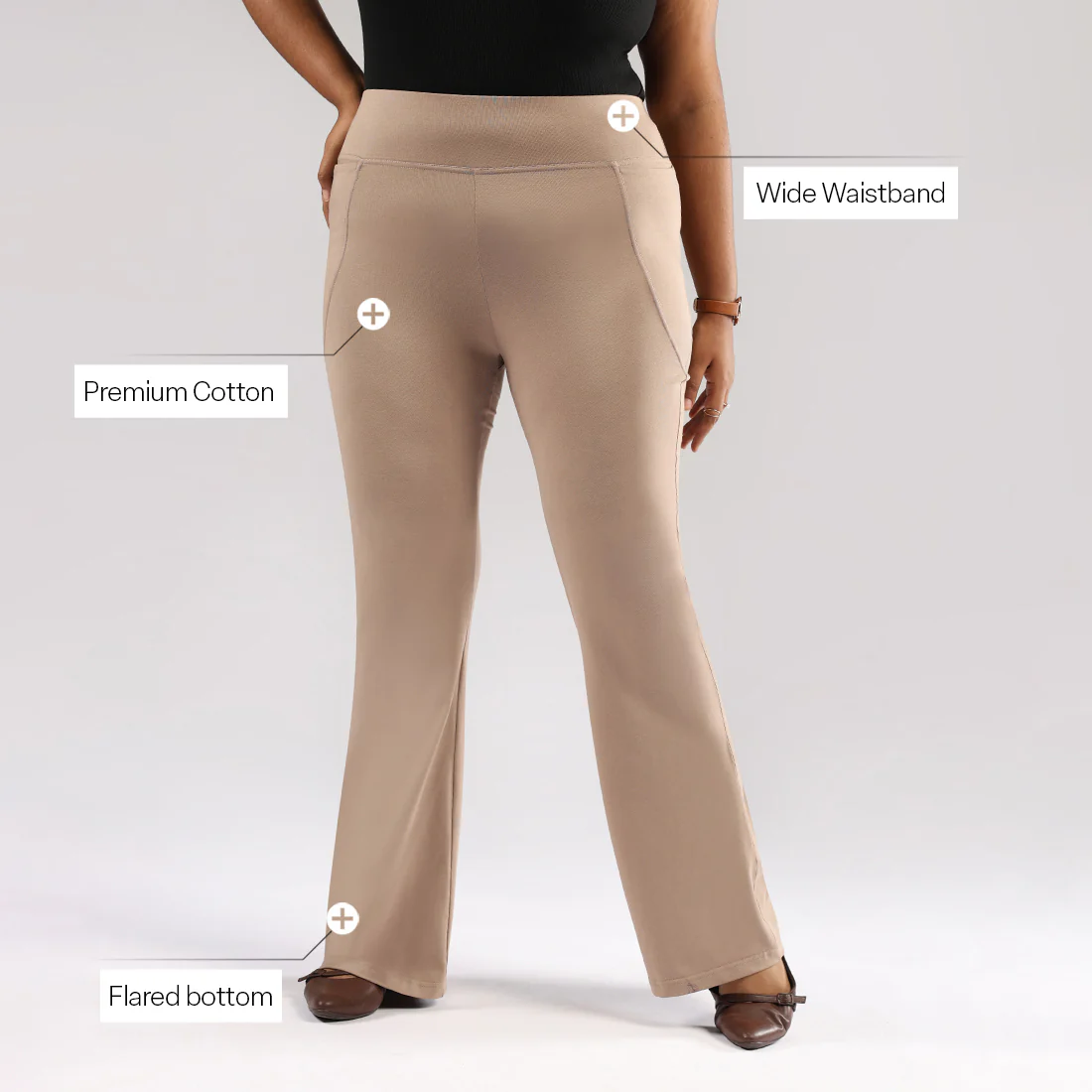 AM:PM Cotton Flare Pants - Image 118