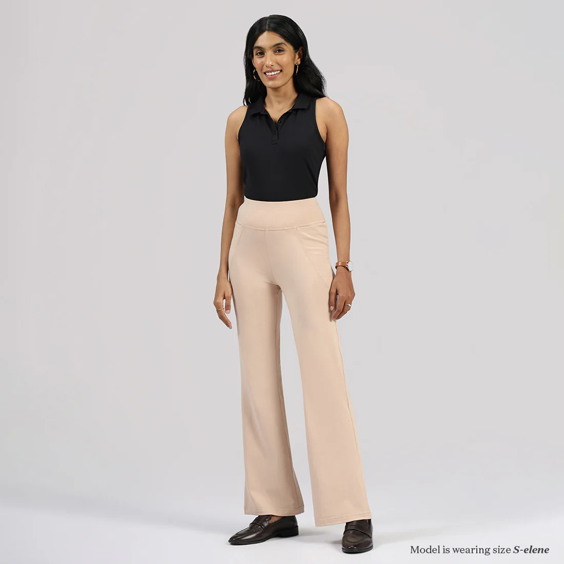 AM:PM Cotton Flare Pants - Image 128