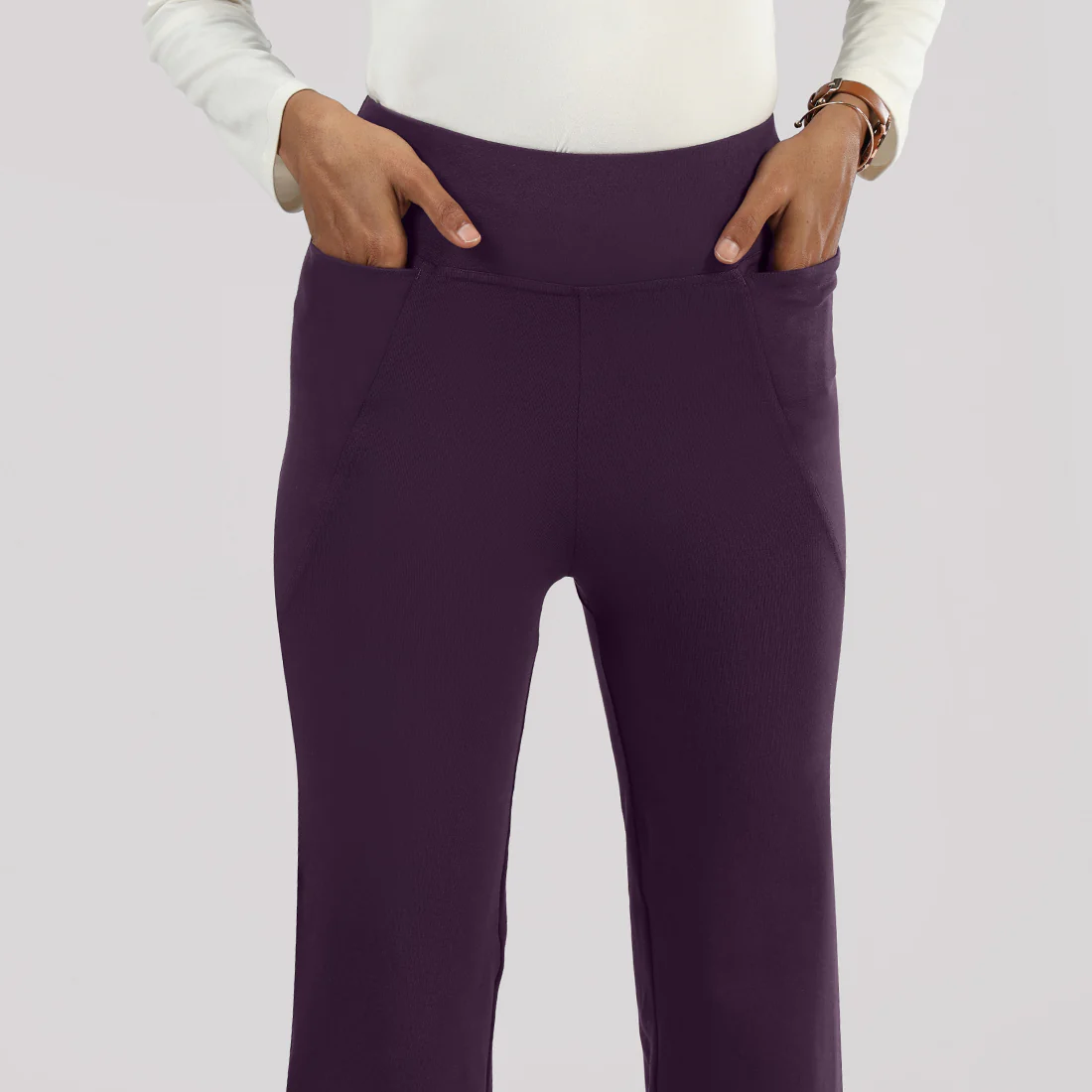 AM:PM Cotton Flare Pants - Image 136