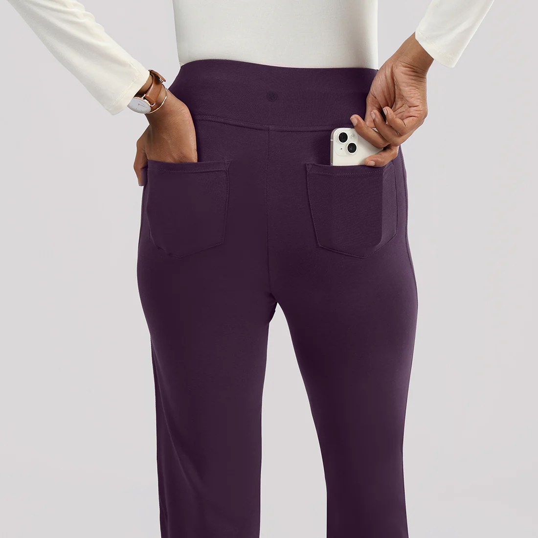 AM:PM Cotton Flare Pants - Image 138