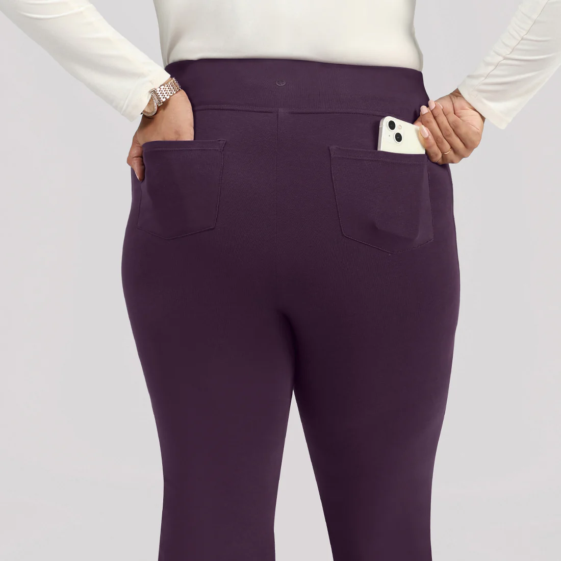 AM:PM Cotton Flare Pants - Image 145