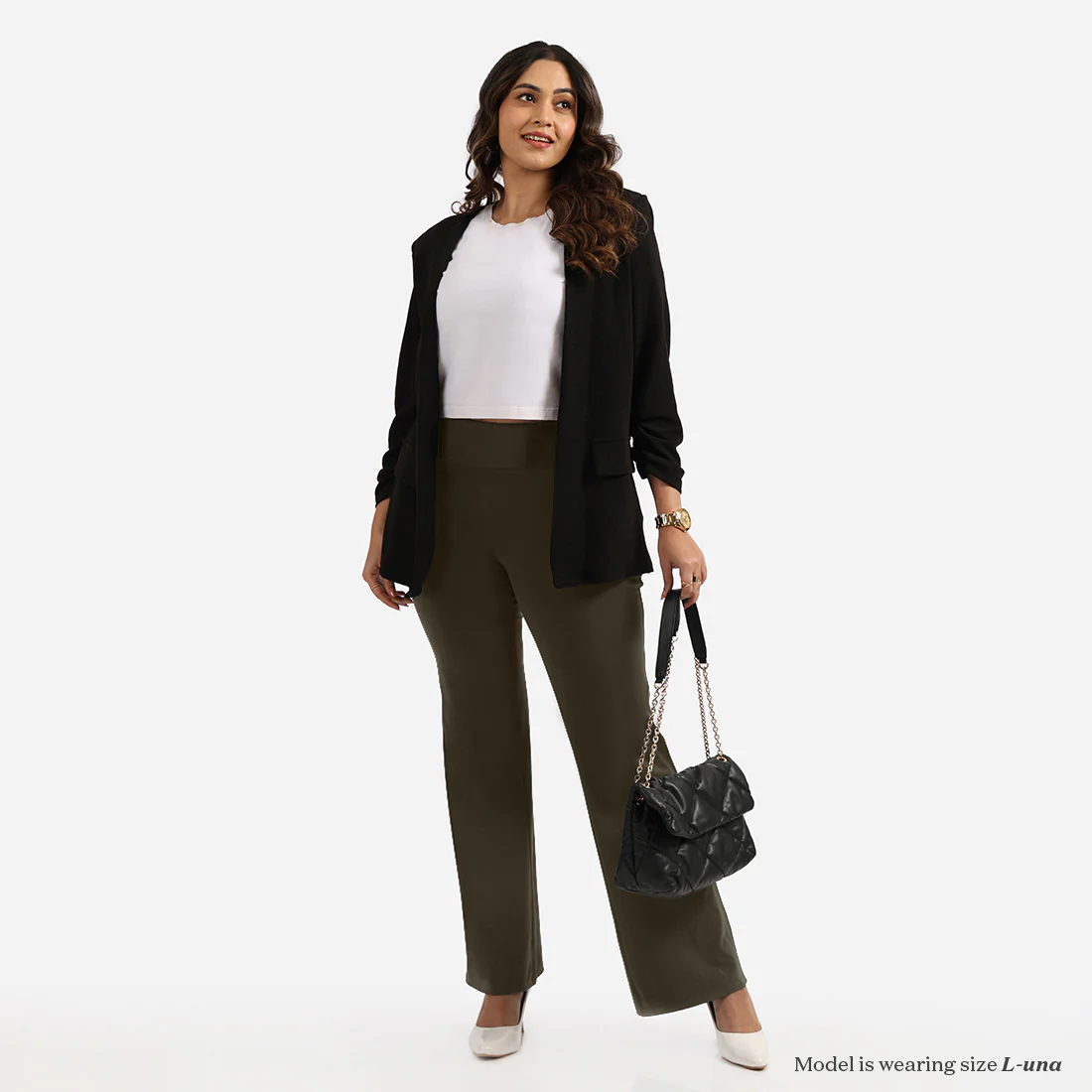 AM:PM Cotton Flare Pants - Image 171