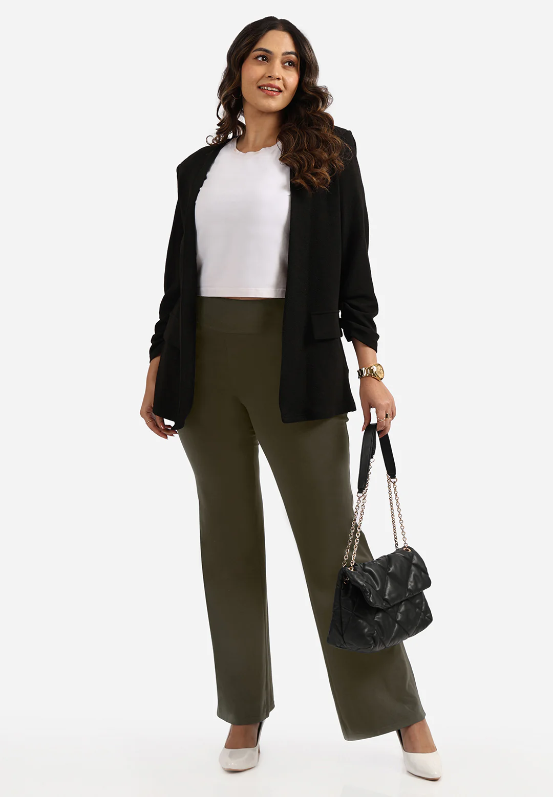 AM:PM Cotton Flare Pants - Image 177