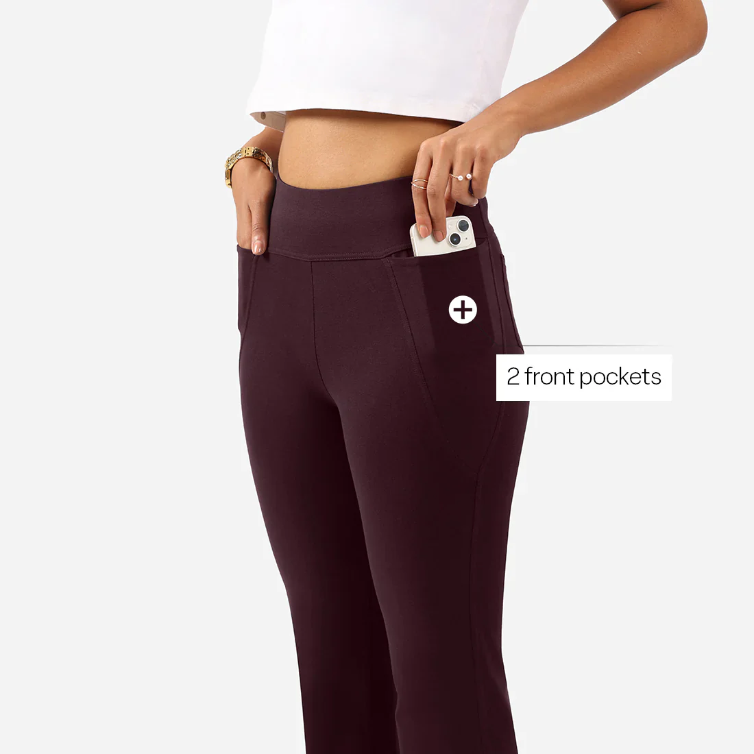 AM:PM Cotton Flare Pants - Image 178