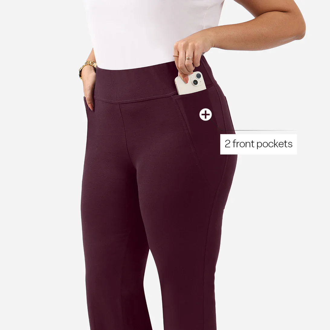 AM:PM Cotton Flare Pants - Image 185