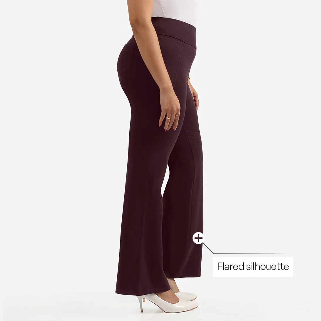 AM:PM Cotton Flare Pants - Image 190