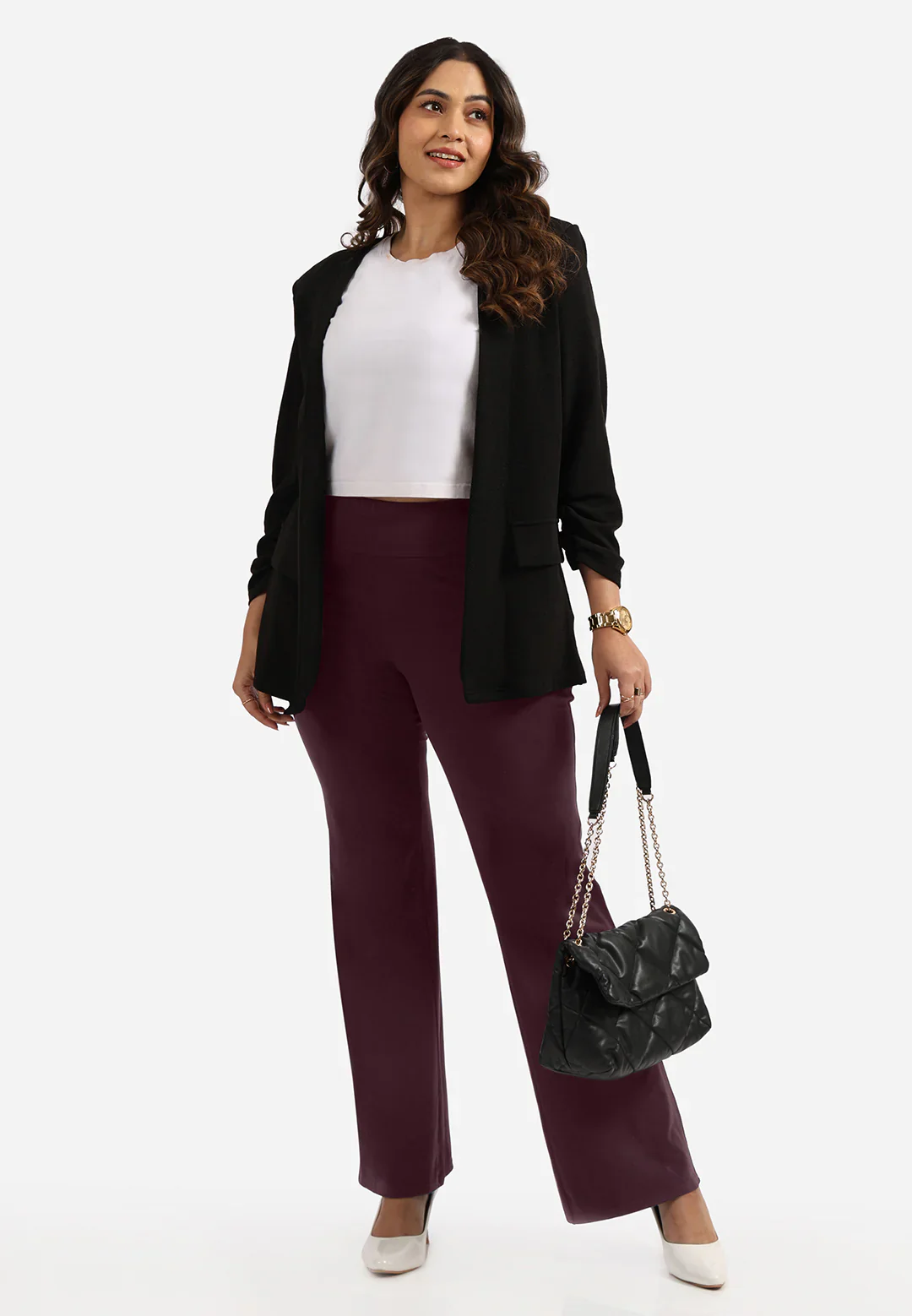 AM:PM Cotton Flare Pants - Image 193