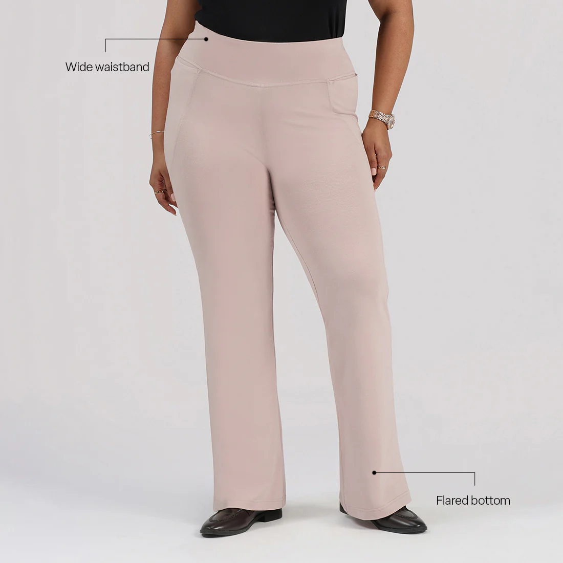 AM:PM Cotton Flare Pants - Image 204