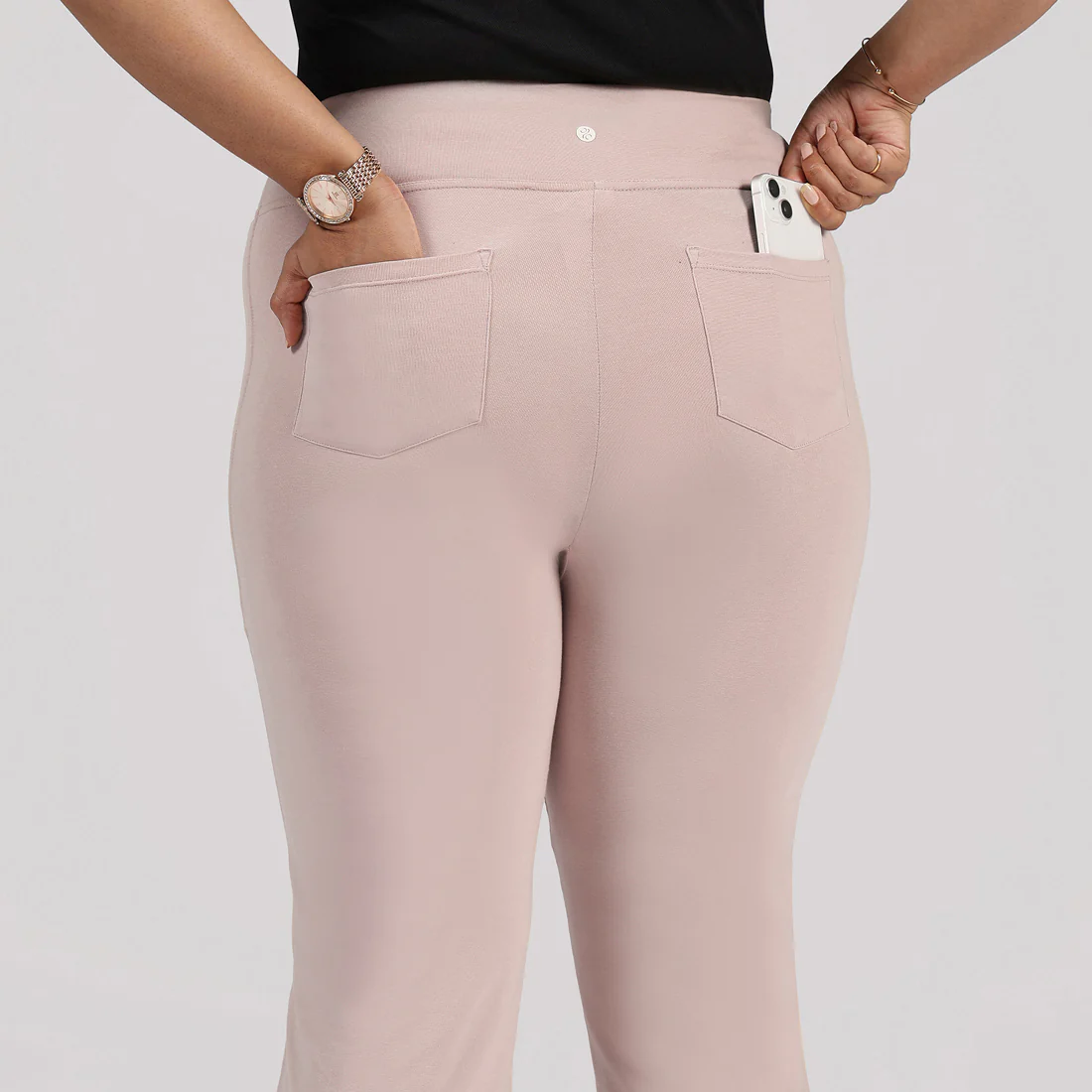 AM:PM Cotton Flare Pants - Image 206