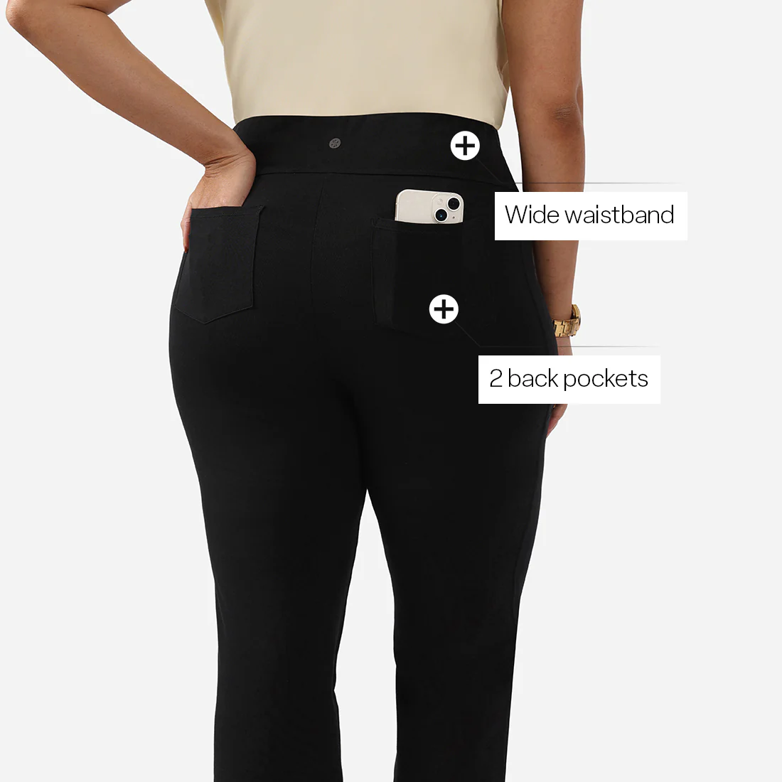 AM:PM Cotton Flare Pants - Image 10