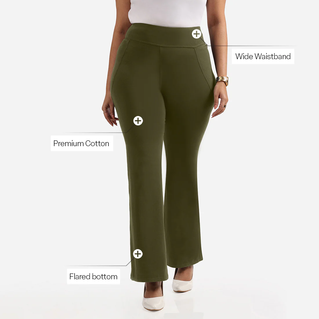 AM:PM Cotton Flare Pants Tall - Image 103