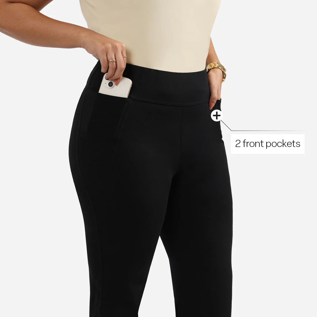 AM:PM Cotton Flare Pants - Image 13