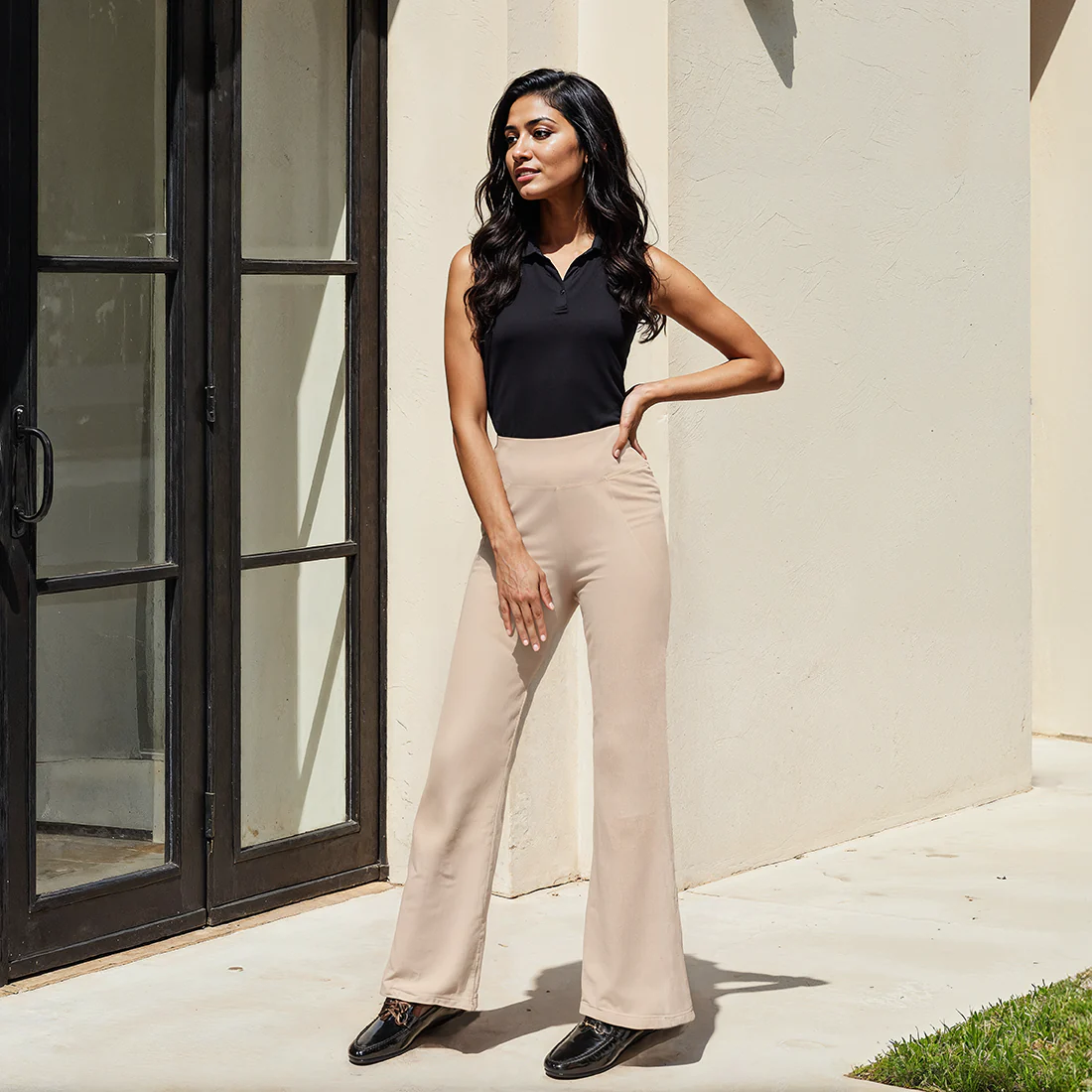 AM:PM Cotton Flare Pants Tall - Image 151