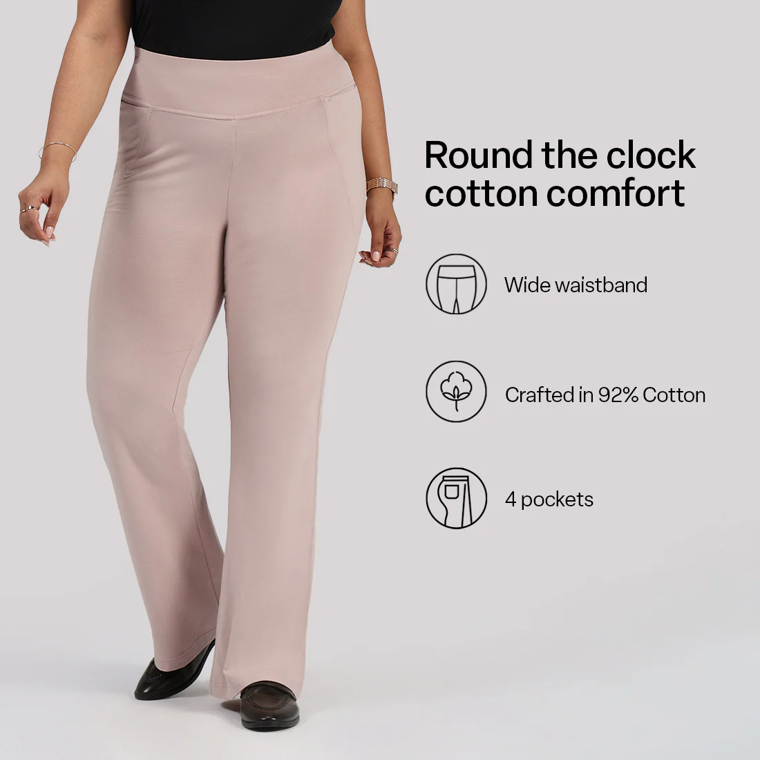 AM:PM Cotton Flare Pants Tall - Image 170