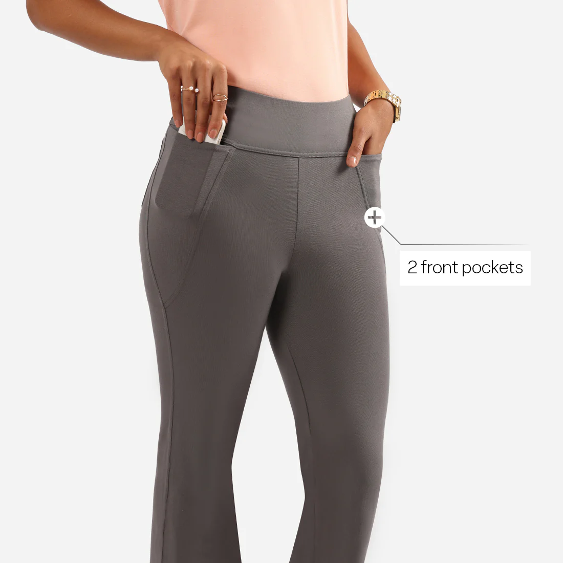 AM:PM Cotton Flare Pants - Image 37