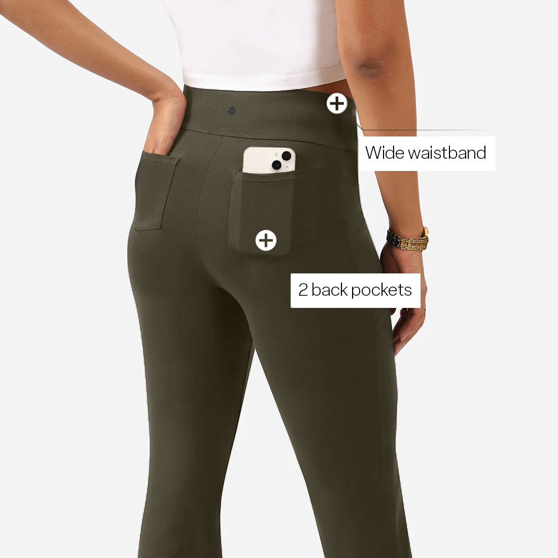 AM:PM Cotton Flare Pants - Image 78