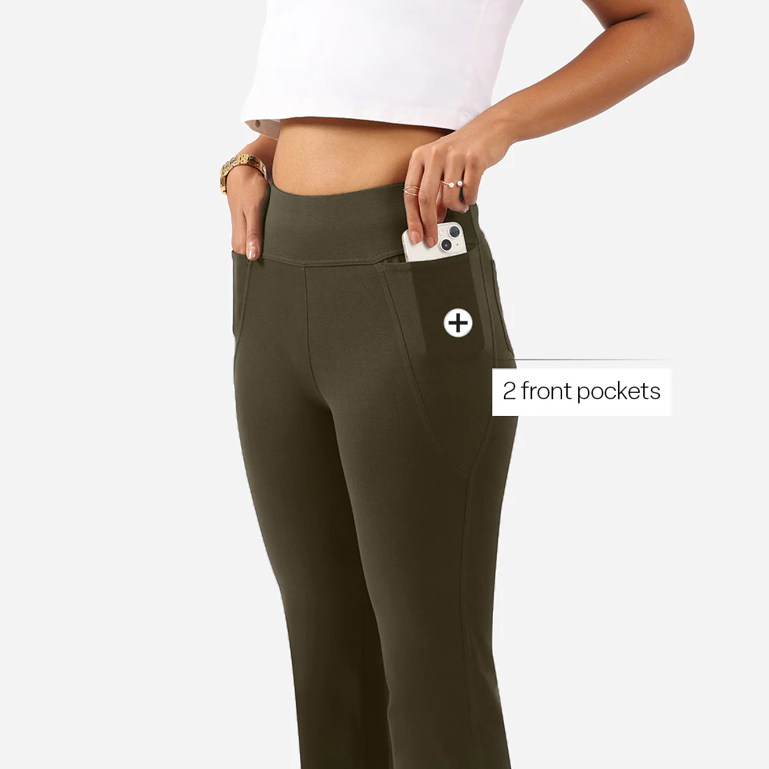 AM:PM Cotton Flare Pants - Image 81