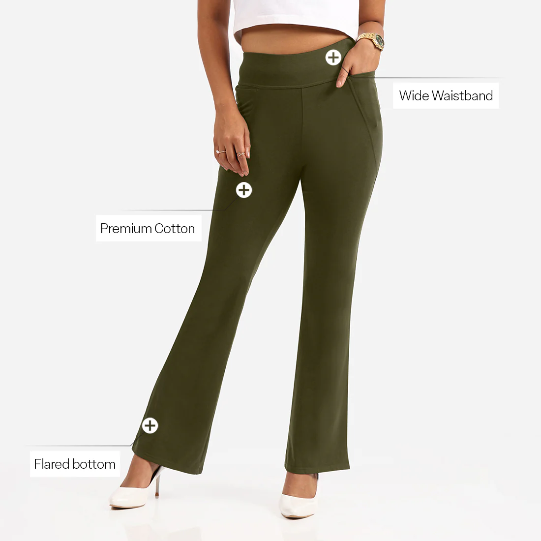 AM:PM Cotton Flare Pants Tall - Image 94