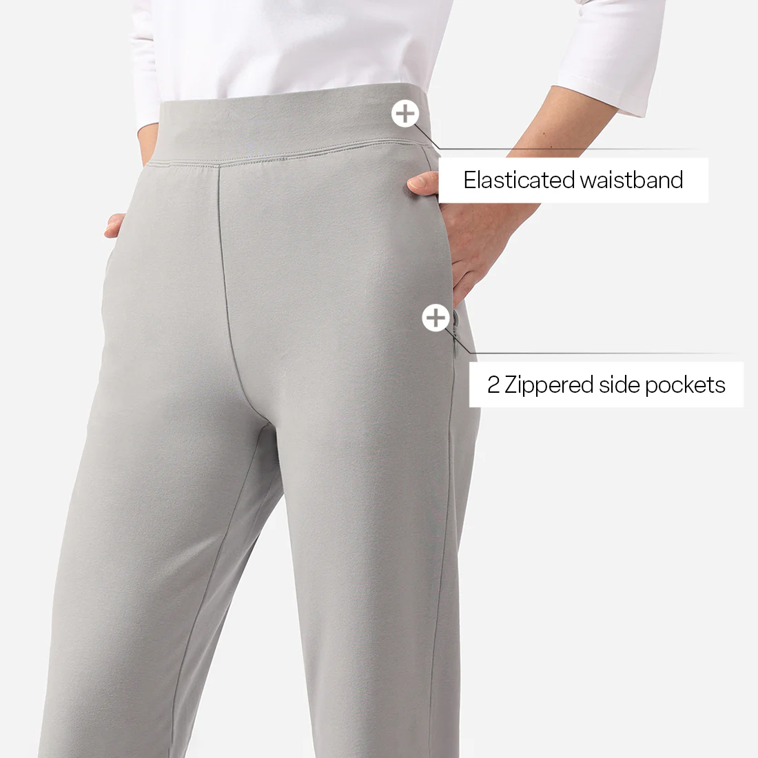 AM:PM Cotton Straight Pants - Image 136