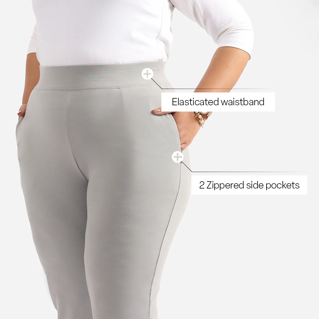 AM:PM Cotton Straight Pants - Image 140
