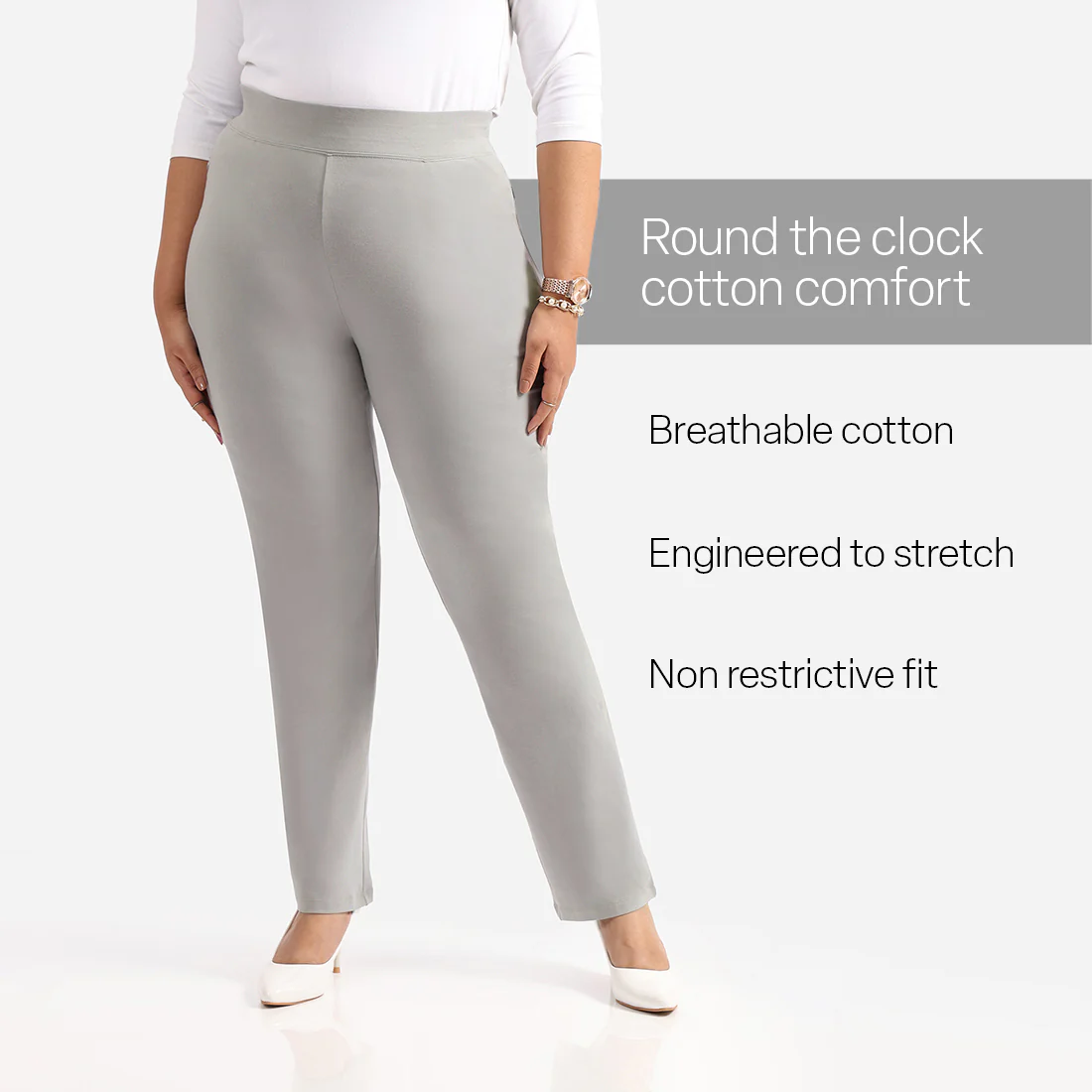 AM:PM Cotton Straight Pants - Image 142