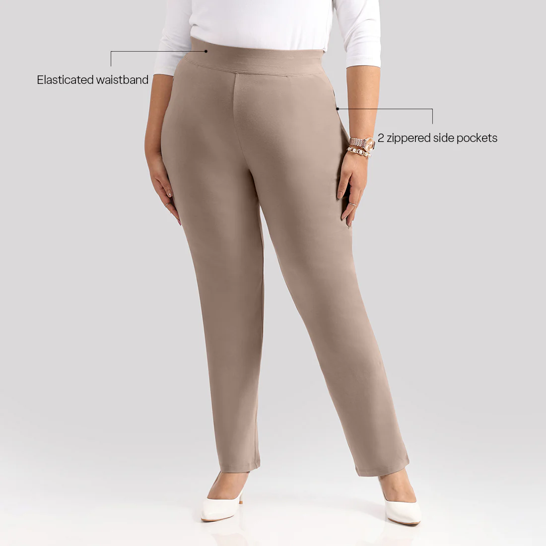 AM:PM Cotton Straight Pants Tall - Image 171