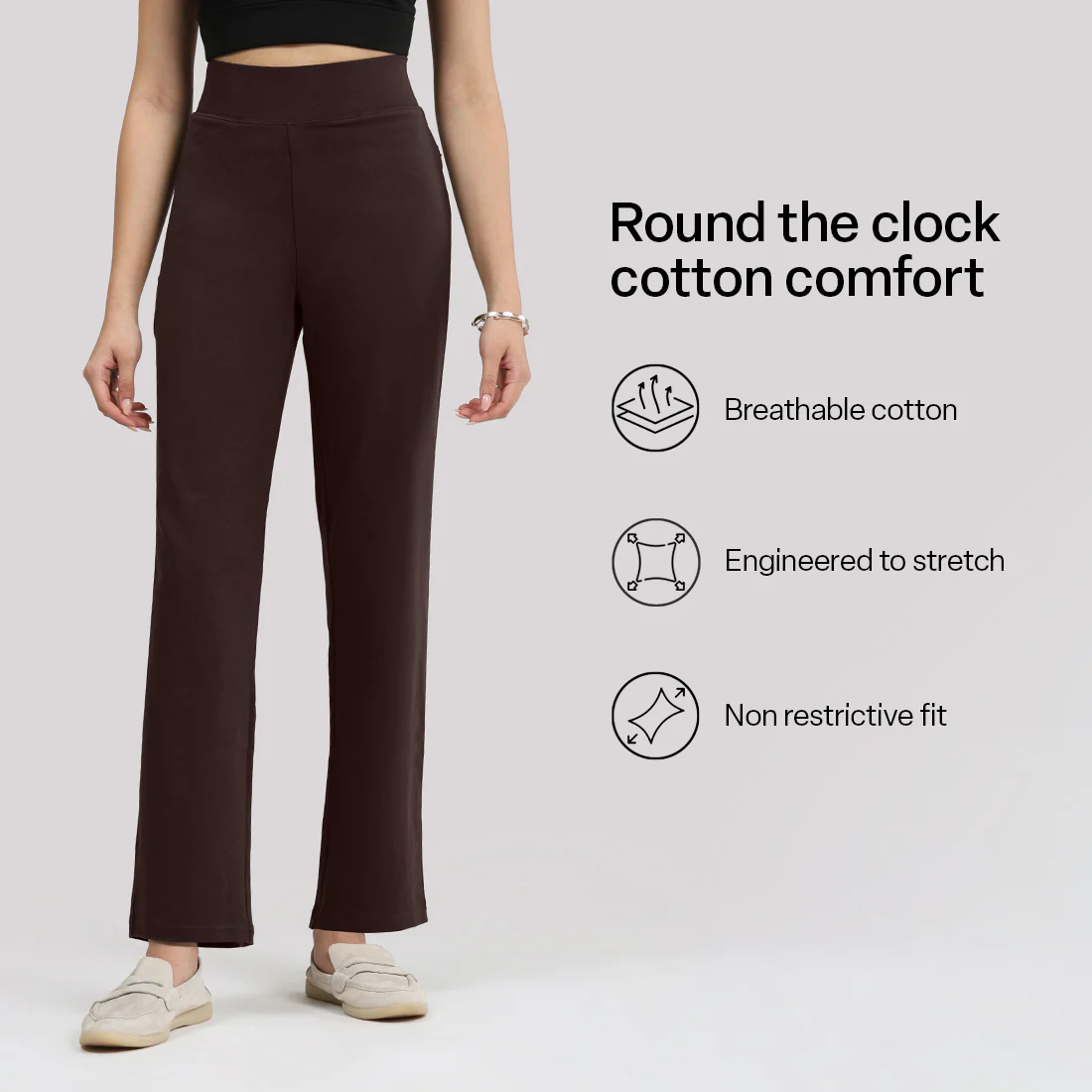AM:PM Cotton Straight Pants Tall - Image 204