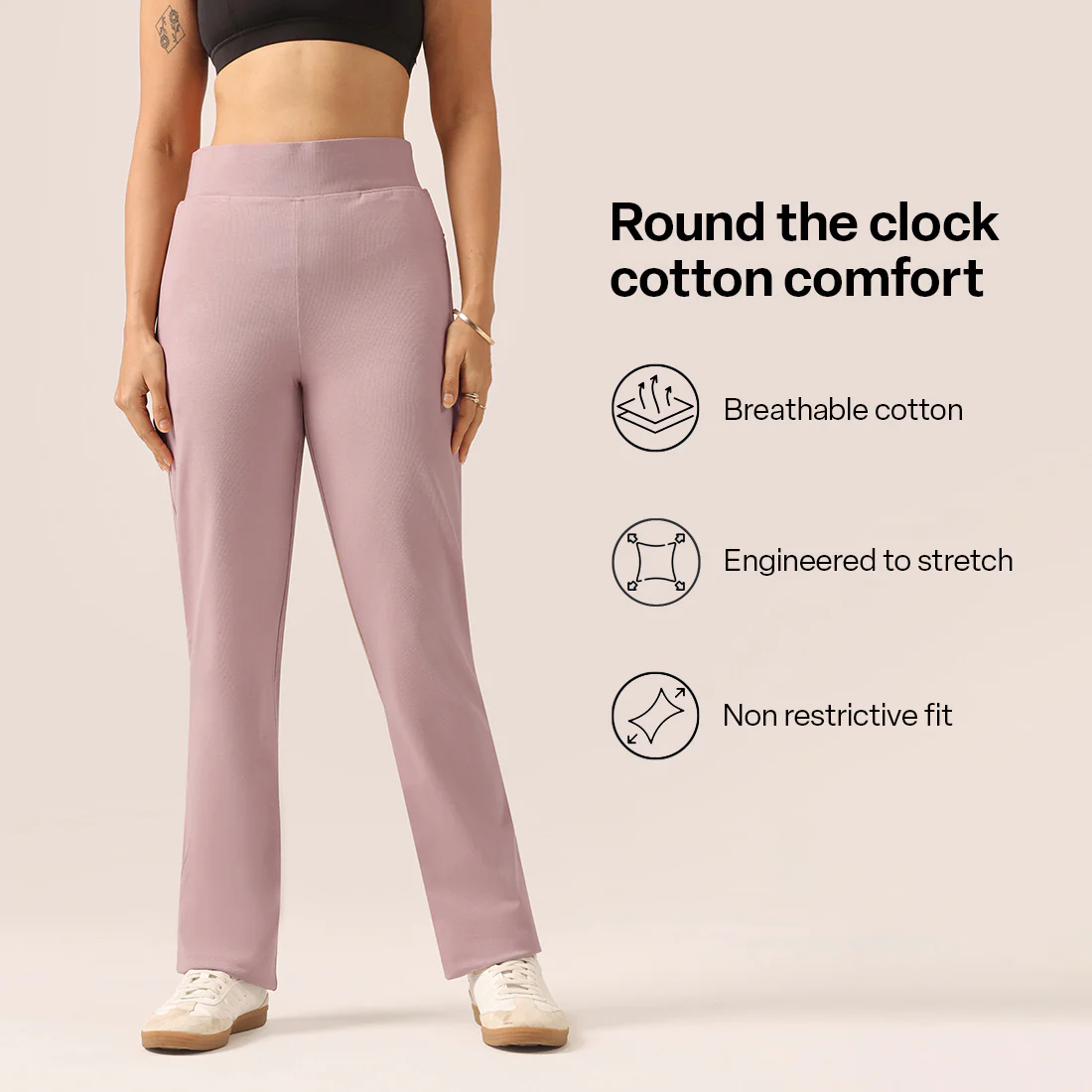 AM:PM Cotton Straight Pants Tall - Image 221
