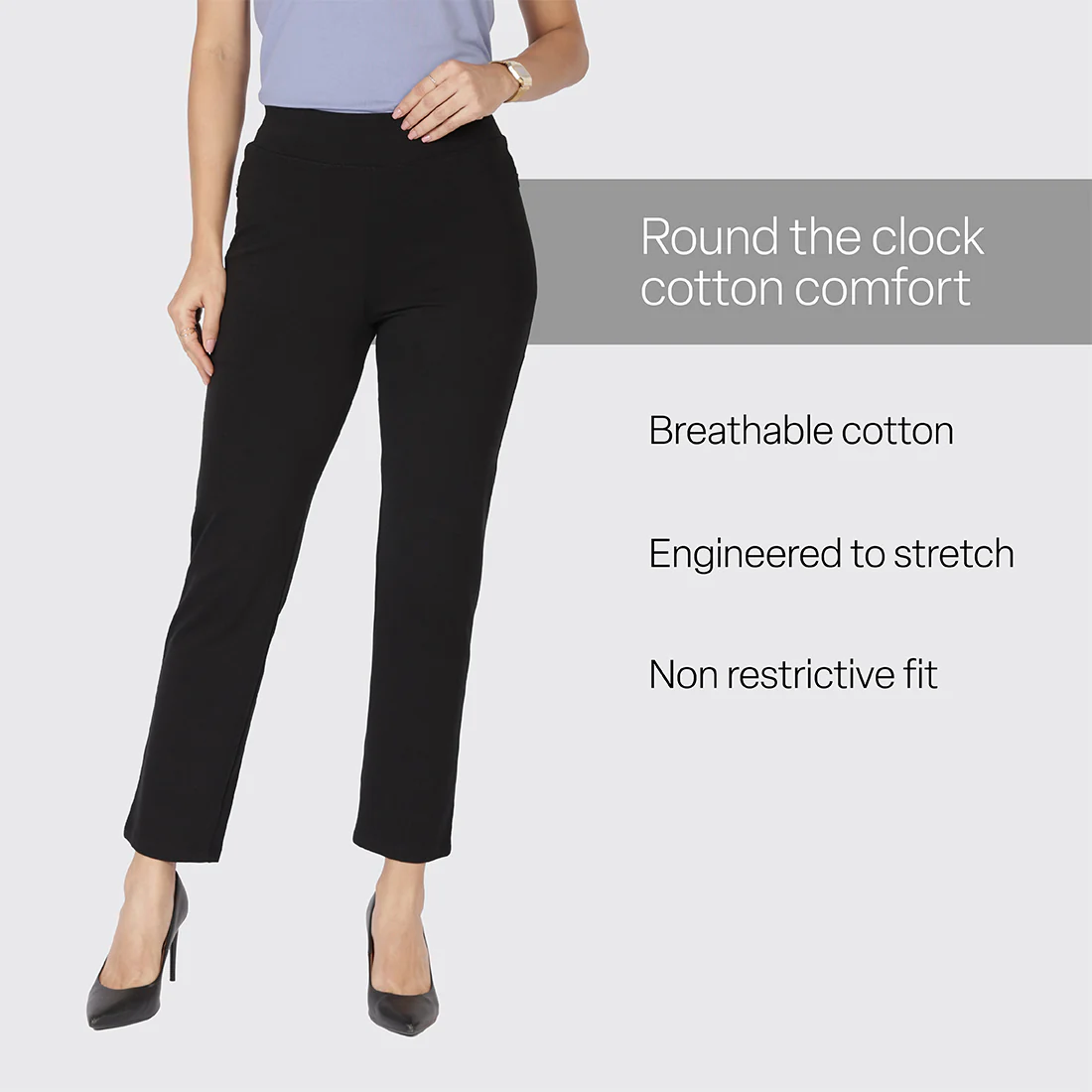 AM:PM Cotton Straight Pants - Image 68