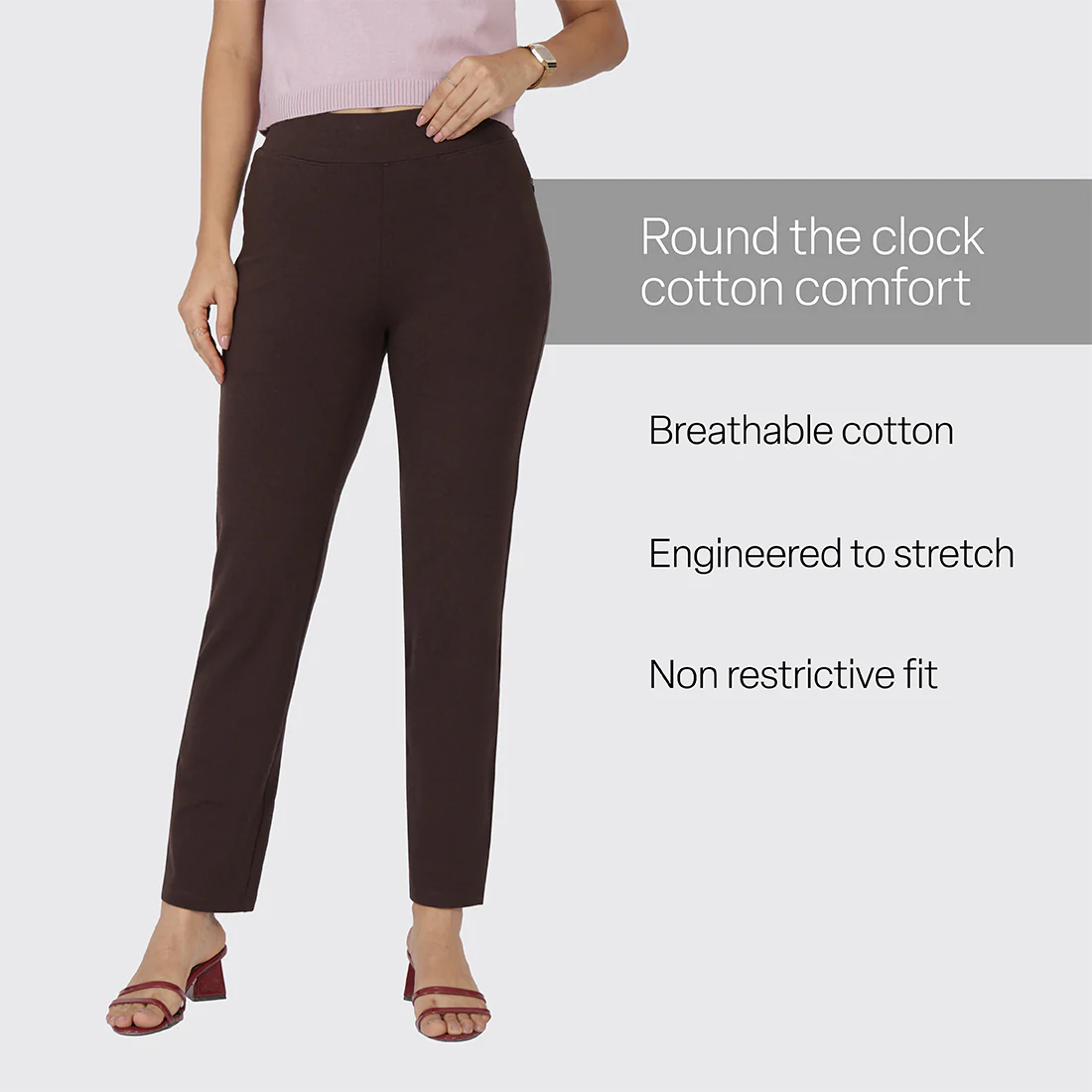 AM:PM Cotton Straight Pants - Image 82